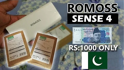 POWER BANK - ROMOSS SENSE 4 Unboxing