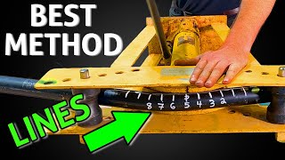 Harbor Freight Pipe Bender Best Method - Handrail Build Start To Finish - Smooth Bends Every Time!