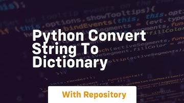 python convert string to dictionary