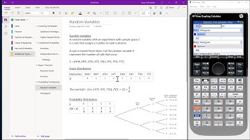 HP Prime Onenote Random Variables