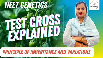 Test Cross in Genetics | Principle of Inheritance and Variation | Class 12 Biology | NEET 2025