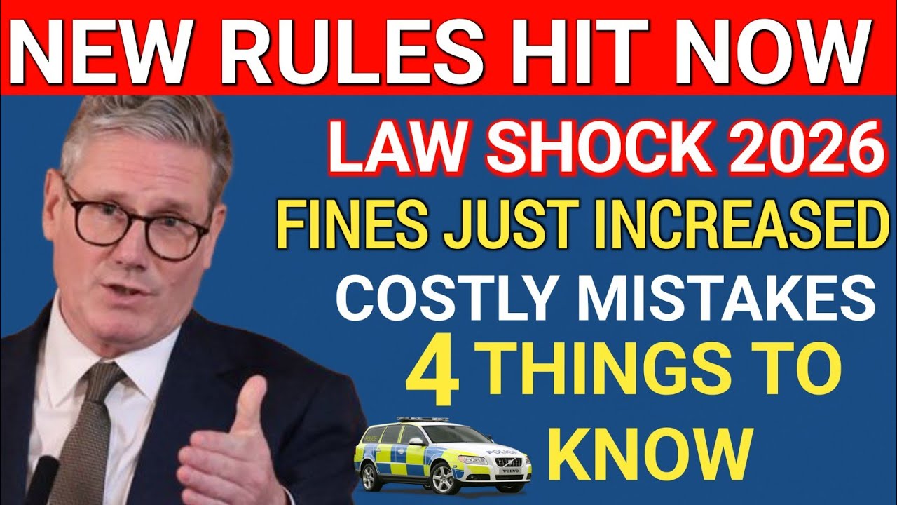 🚗 January 2026 Update: 4 Major Driving Law Changes Every Driver Must Know Now !