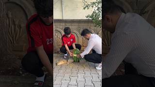 Yunus kral lastik ile karpuz patlatama deneyi  #YouTubeChamps