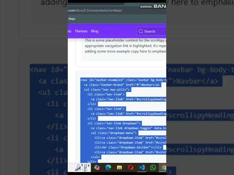 Bootstrap - Scrollspy