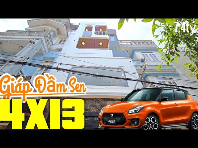 Bán nhà Hương Lộ 2 Bình Tân 4 Tầng | Hẻm xe hơi sổ riêng giáp Đầm Sen Q11
