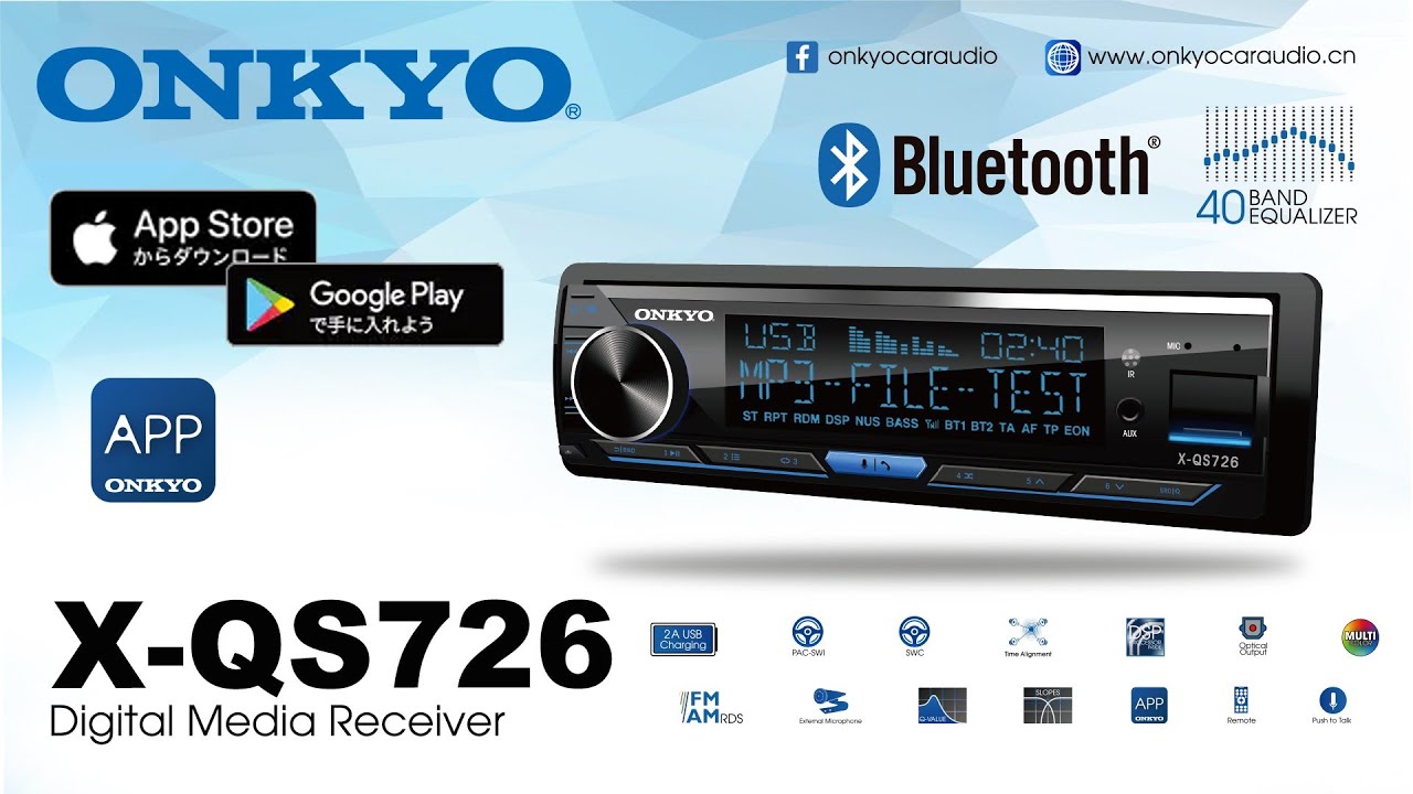 ONKYO X-QS726 - YouTube
