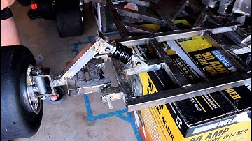 (Homemade) Go Kart Build Project 13: Front Shocks Mounted!!