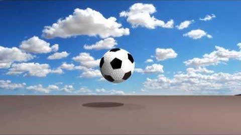 3-D soccer ball modeling and animation in Maya 2015