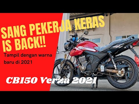 WAHAI PARA PEKERJA KERAS, NIH ADA HONDA CB150 VERZA 2021 WARNA BARU TWO TONE!