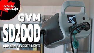 GVM SD200D 200w LED Spotlight | My New Favorite Light? screenshot 1