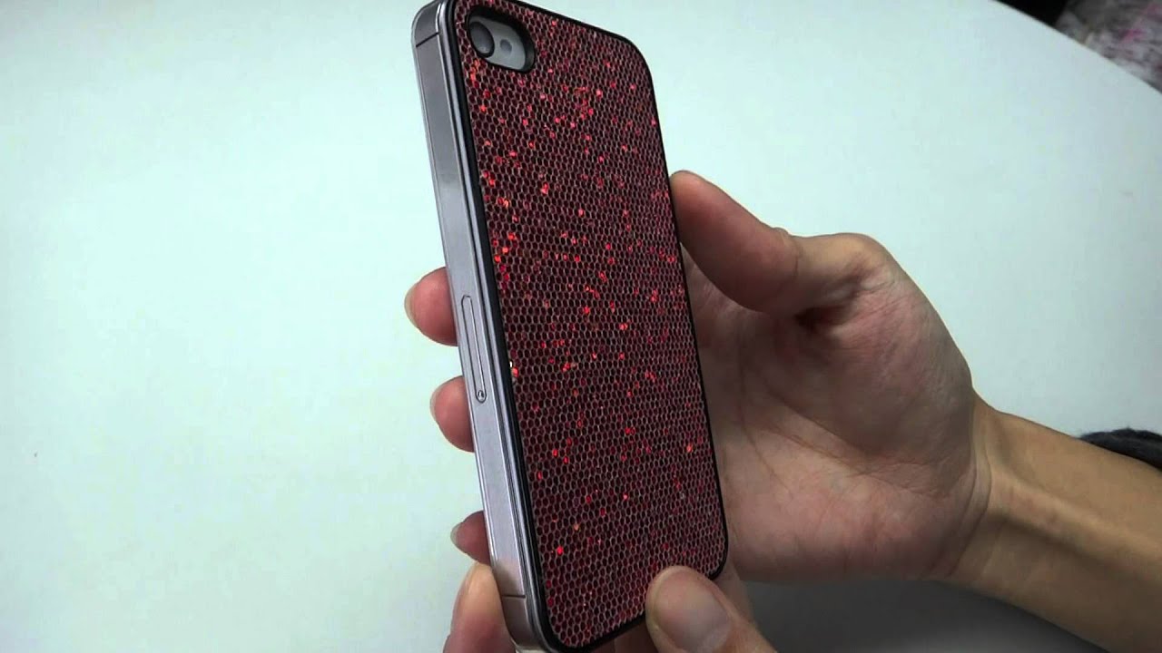 Red Bling Case for iPhone 4 4S