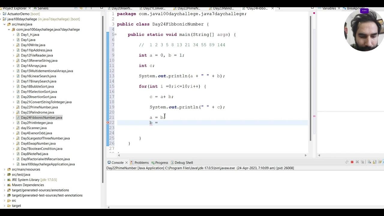 Placement Series 100 Days challenge -- DAY24 fibonacci (Asked interview ...