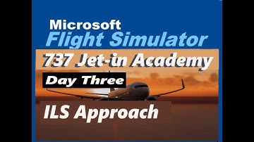 PMDG flight Academy 737, ILS approach.