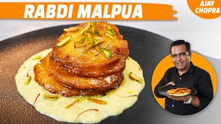 राजस्थान का स्पेशल मालपुआ | Rabdi Malpua | Indian Dessert | Ajay Chopra Recipes