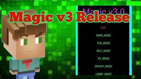 Minecraft pe [new] mod menu [ mini magic ]