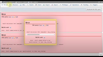 #1142 - SELECT command denied to user 