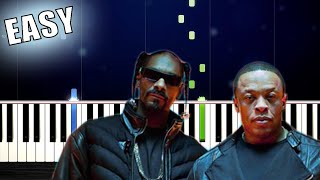 Dr. Dre ft. Snoop Dogg - The Next Episode - EASY Piano Tutorial by PlutaX
