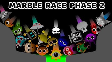Incredibox Sprunki Marble Race In Algodoo — Who Will Win? Phase 2