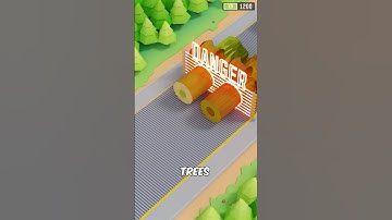 Idle Lumber: Danger Sign vs 2 Trees #viralshort #riseofcastles