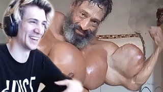 xQc Reacts to Weirdest Fake Bodybuilders Ever | xQcOW