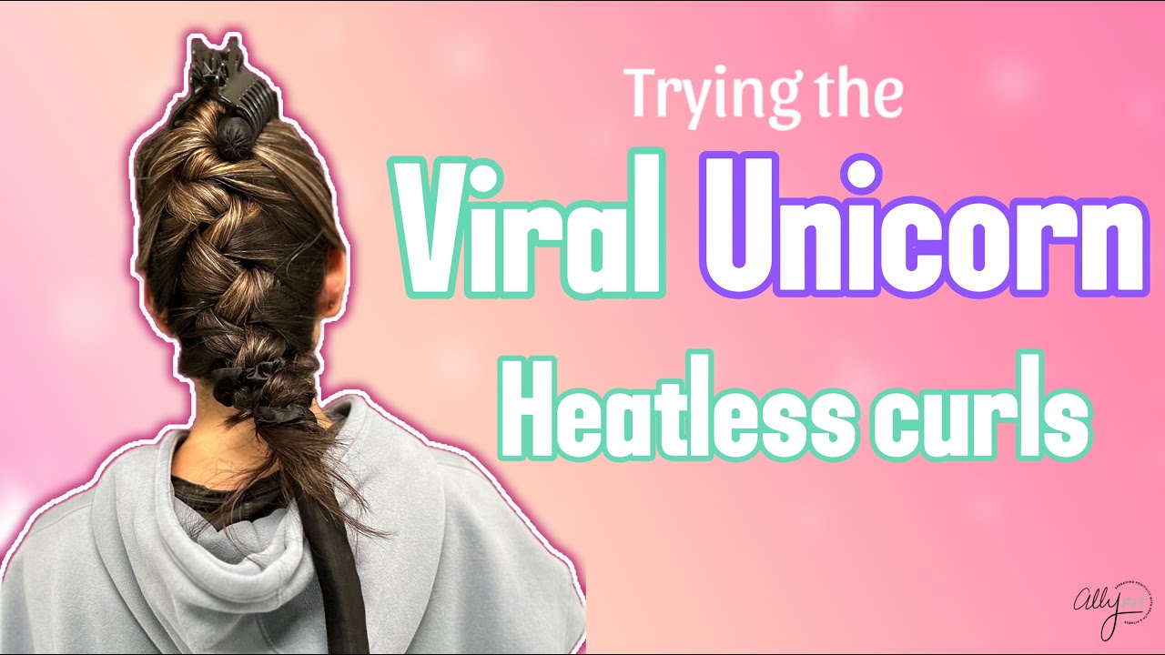 Unicorn Heatless Hair Tutorial YouTube