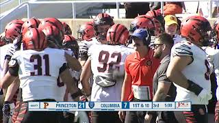 Highlights: NCAA Ivy League Football - Princeton vs Columbia - 10-3-26