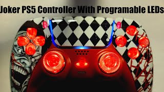 Programable LEDs For PS5 Controller (Joker Themed)