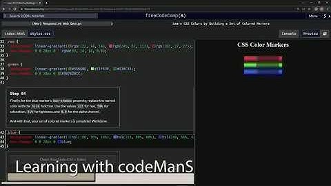 Learn CSS Colors by Building a Set of Colored Markers - Step 94