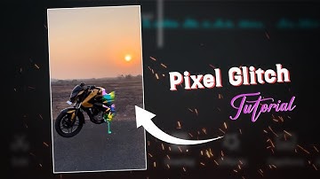 Pixel Glitch Bike Effect Tutorial In Mobile | How To Edit Pixel Glitch Effect