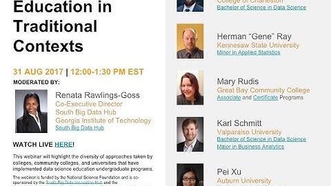 Keeping Data Science Broad: Data Science Education in Traditional Contexts
