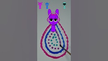 ASMR Color Mixing #sprunki #satisfying #asmr #color #oddlysatisfying