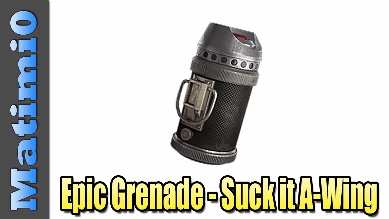 Epic Grenade AWing Takedown Star Wars Battlefront YouTube