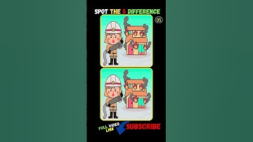 ⏱️10sec / Spot The 5 Differences :【Part 672】#shorts #riddle #quiz