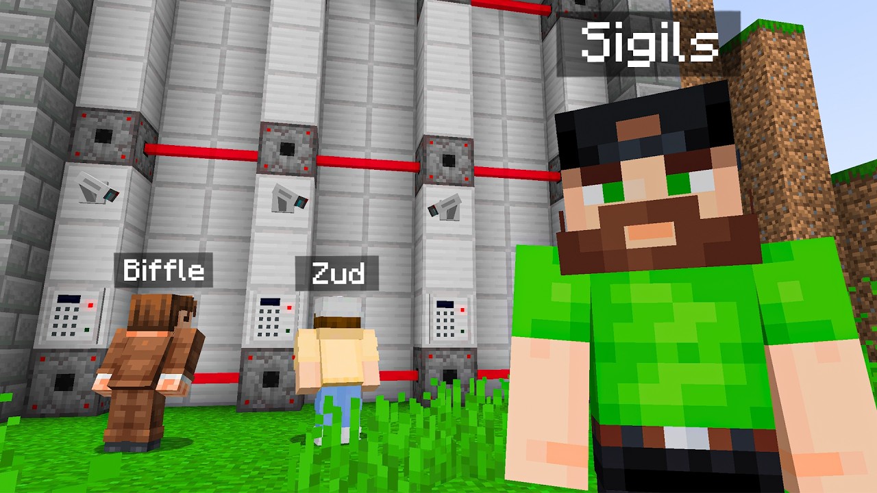 BUILDING a SECURITY SYSTEM in Camp Minecraft - YouTube