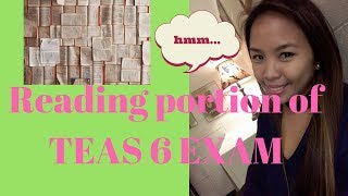 TEAS 6 Exam - Reading (Get a high score in Reading portion of the Teas)
