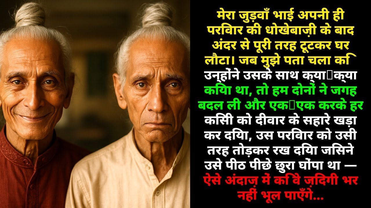 मैंने और मेरे जुड़वां भाई ने जगह बदली और उस परिवार को उजाड़ दिया जिसने उसे धोखा दिया था।