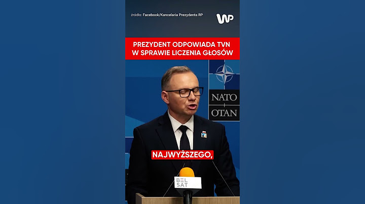 Prezydent Andrzej Duda odpowiada TVN w sprawie liczenia głosów  #wydarzenia #wiadomości #duda