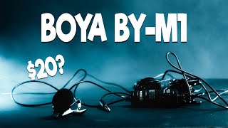 $20 BEST Budget Microphone! Boya BY-M1 Lapel Mic