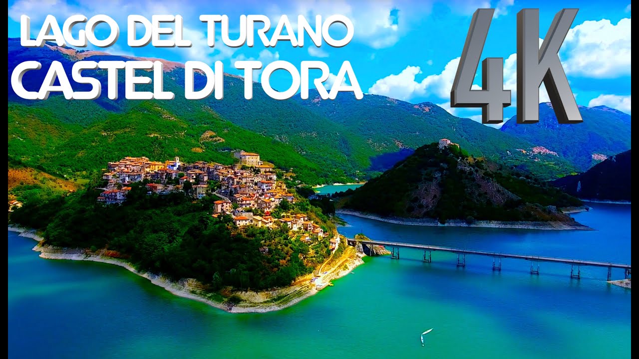 InFlight History 4K - I Borghi più belli d'Italia - Lago del Turano e Castel di Tora 4K(Ri) Drone 4K