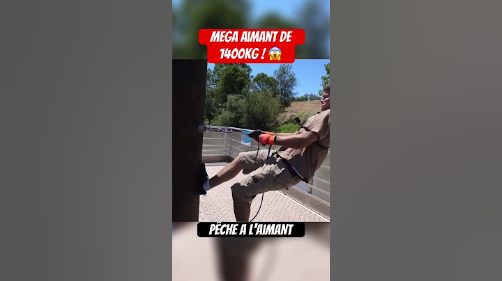 Mega aimant de 1400kg !!