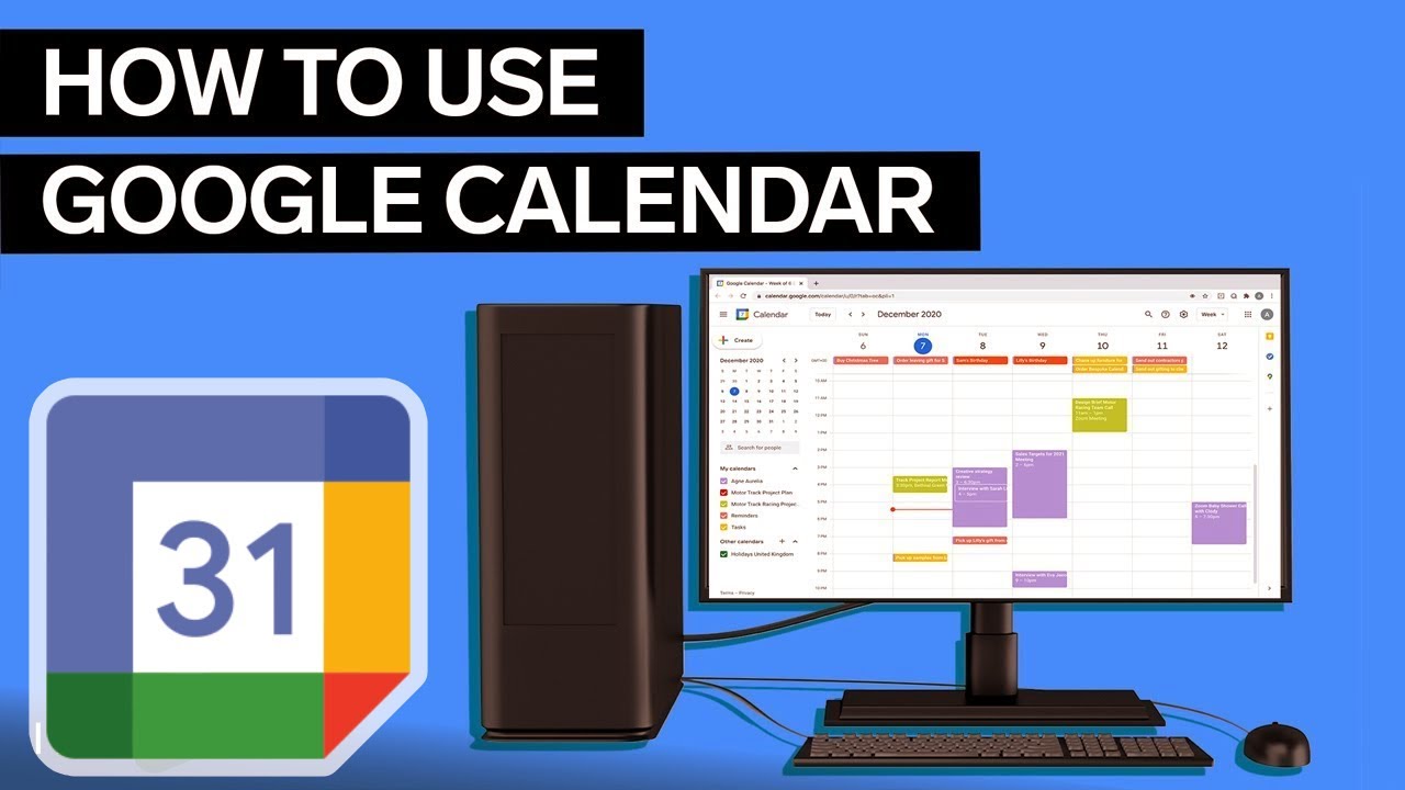 How To Use Google Calendar (2022) Google Calendar Full Tutorial From