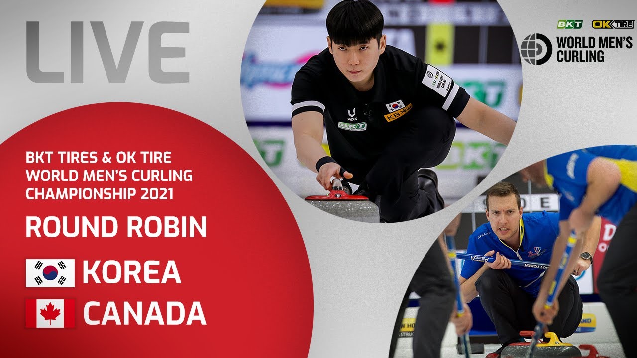 Korea v Canada - Round Robin - World Mens Curling Championship 2021