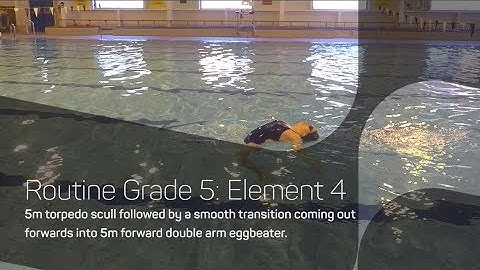5m Torpedo Scull Into 5m Forward Double Arm Eggbeater | Synchronised Swimming Routines