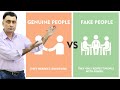 Differences Between Genuine &amp; Fake People