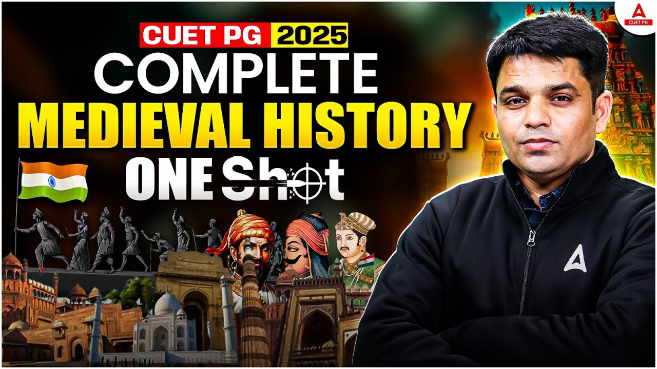 CUET PG Complete Medieval History Syllabus In One Shot 🔥 MA History For CUET PG 2025