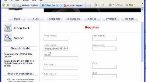 Website security, protection - Prevent SQL injection by PHP