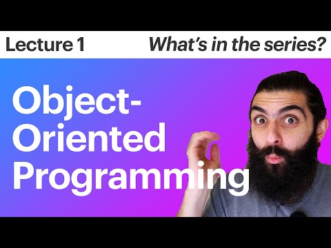 Object Oriented Programming – Lecture 1 – Overview Of Contents