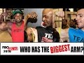 Who has the biggest arm at FIBO POWER 2016?