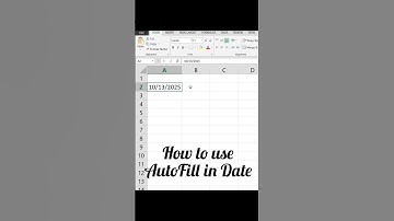 Stop Typing Dates Manually! Use This AutoFill Trick in Excel! #excel #ytshorts #shorts