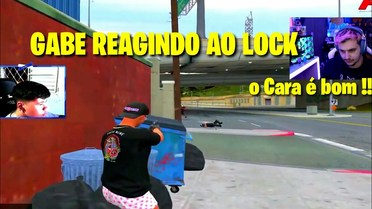 GABE REAGINDO AO _ LOCK NA AÇÃO CONTRA OS PM !!